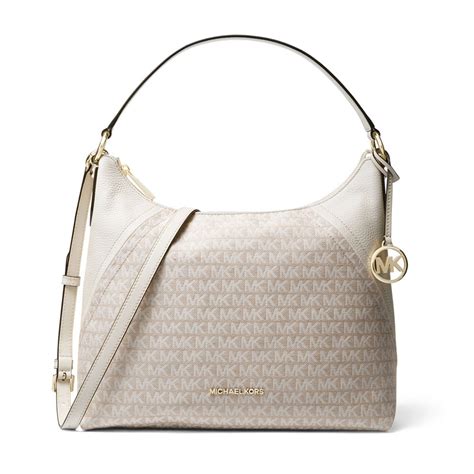 michael kors aria studded bag|aria large signature shoulder bag.